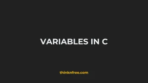 How to use Variables and Format Specifiers In C
