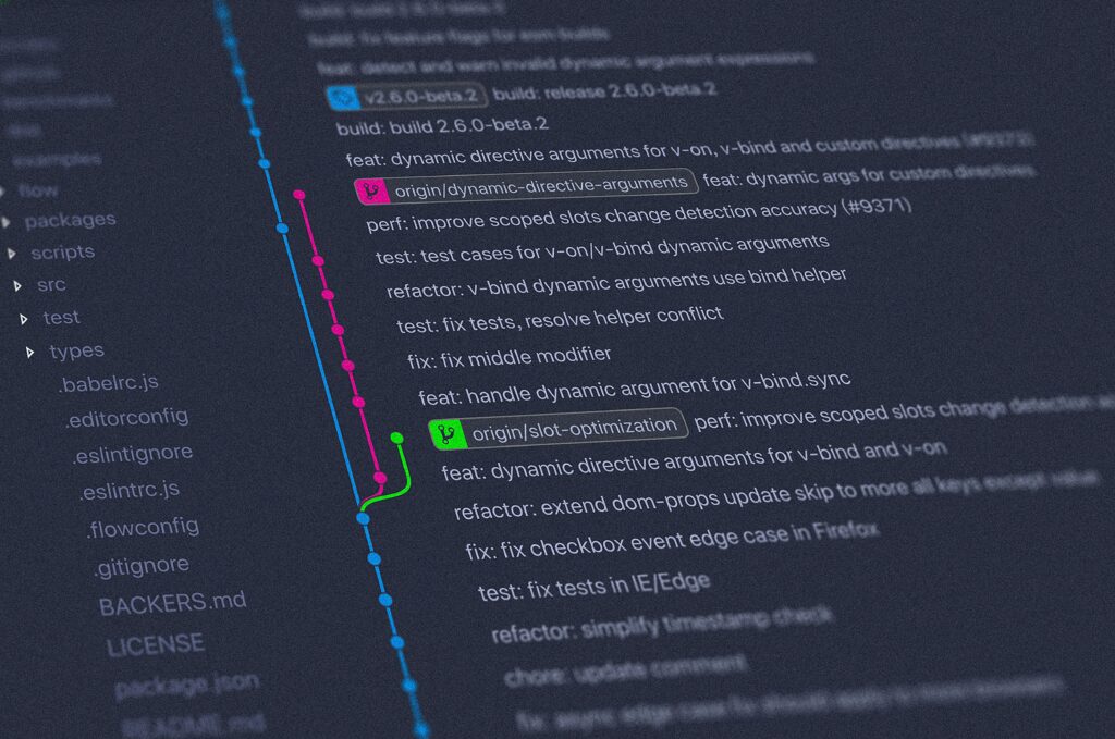 Git commit log